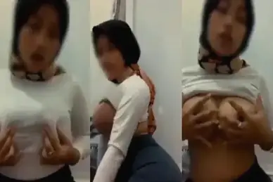 Hijab Indo Remas Toket Gede Bulat Sampe Memek Basah
